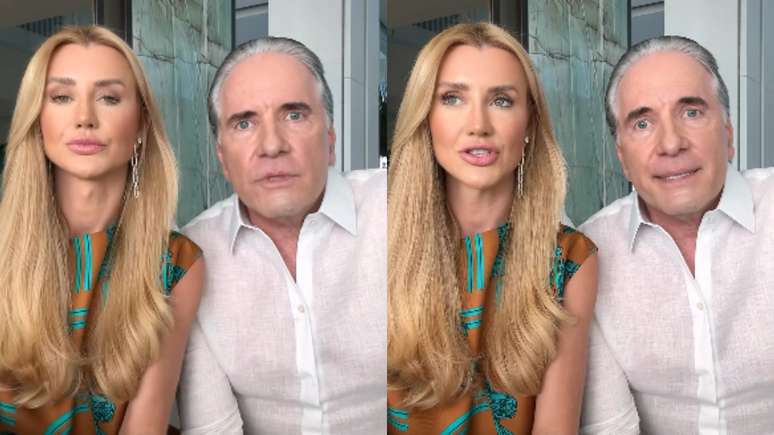 Roberto Justus e Ana Paula Siebert