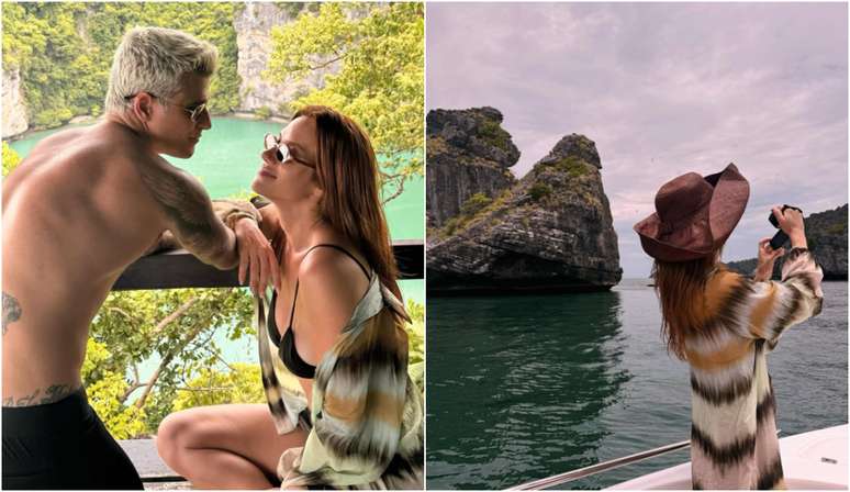Giovanna Ewbank e Bruno Gagliasso curtem dias de descanso na Tailândia