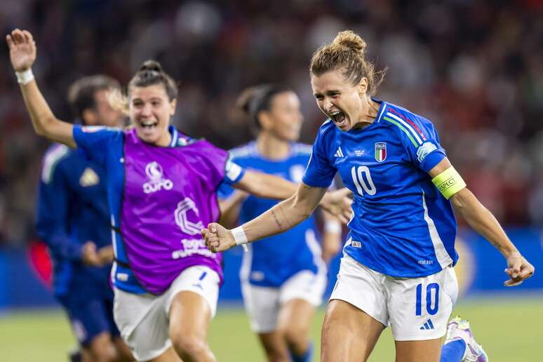 Veterana atacante Girelli marcou o gol da It&aacute;lia no confronto contra Portugal