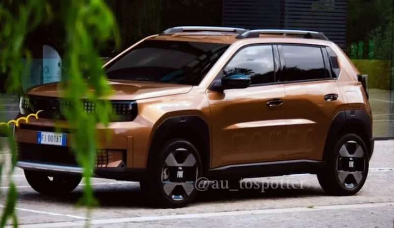 Fiat Grande Panda tem visual futurista por dentro e por fora