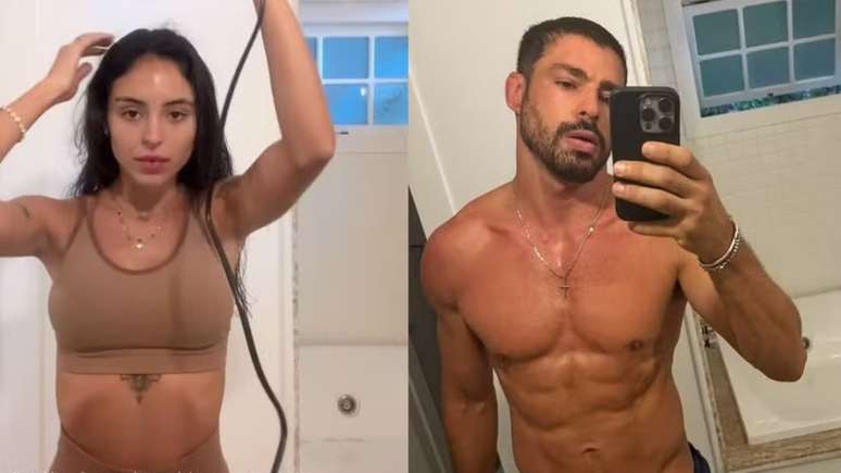 Cau&atilde; Reymond e Luana Mandarina