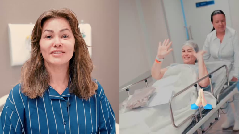 Suzana Alves passa por cirurgia para retirar silicone