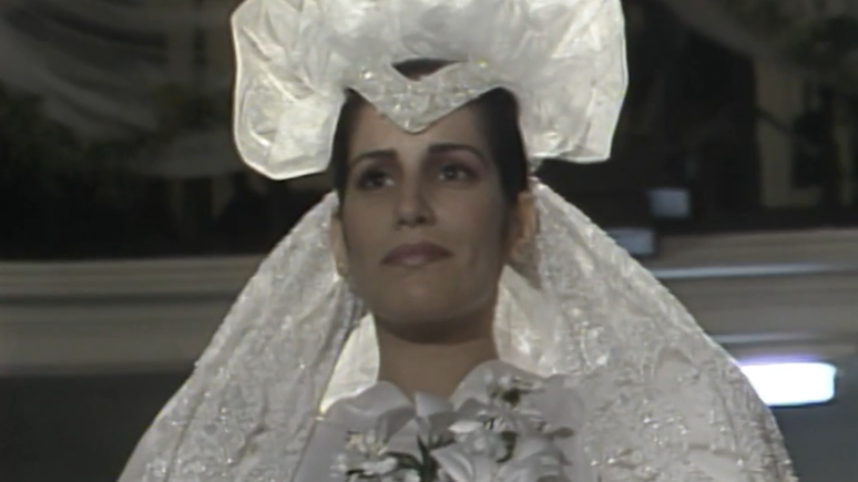Casamento de Maria de Fátima (Gloria Pires) na primeira versão de 'Vale Tudo'