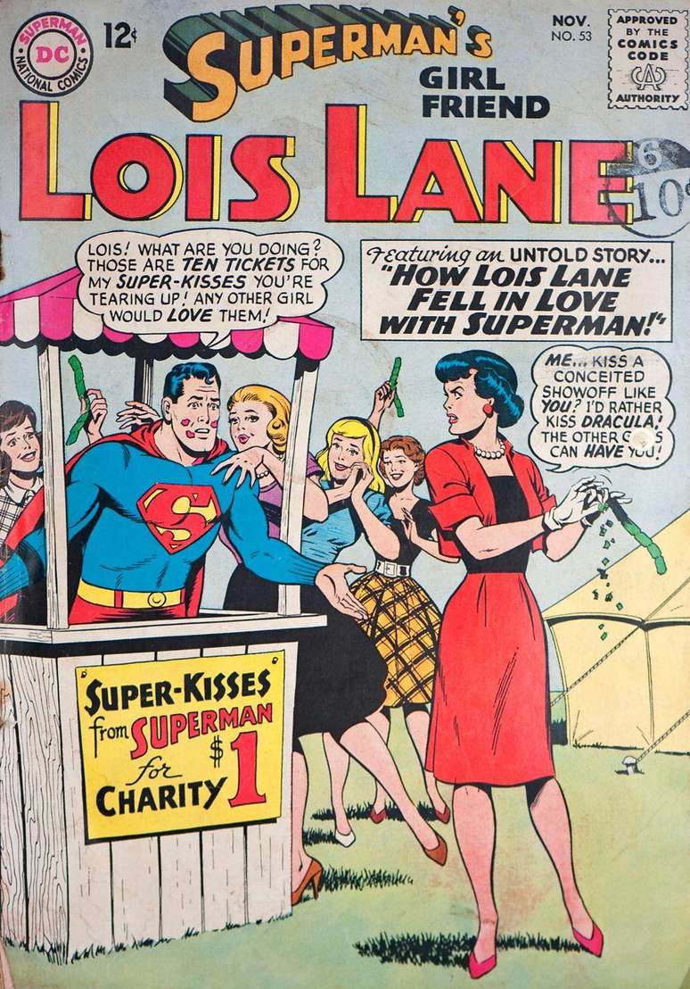 As histórias do Super-Homem foram se tornando menos sociais e mais focada no relacionamento amoroso e na luta contra vilões fantásticos