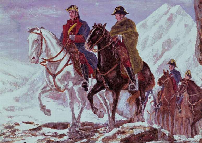 José de San Martín, que liderou seu exército pelos Andes até o Chile, era membro da Loja Lautaro