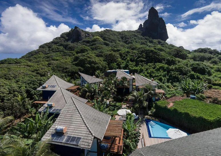 Detail of the hostel that Deborah Secc is hosted in Noronha Detail of the hostel that Deborah Secc is hosted in Noronha
