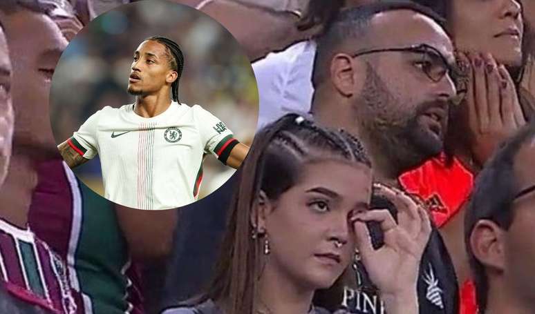 Ex namorada de João Pedro, hoje jogador do Chelsea e ex-Fluminense, Mel Maia já foi flagrada na torcida tricolor durante namoro.