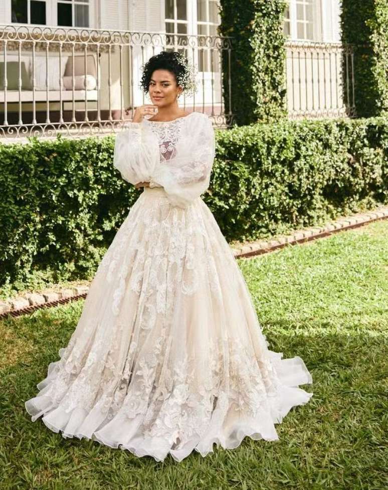 Maria de Fátima de noiva 