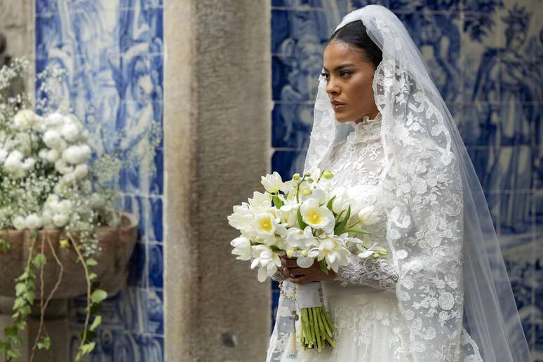 Maria de Fátima de novia 