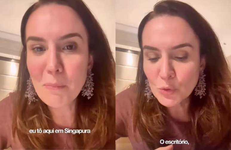 Fernanda Cavallieri fala sobre perrengue em Singapura