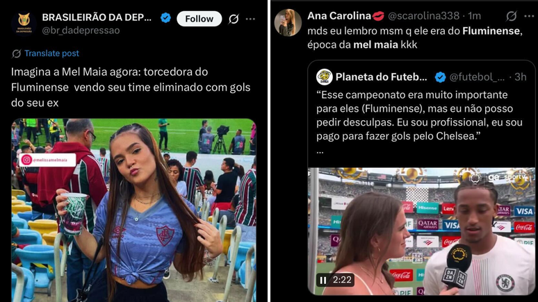 Internautas ironizaram a situação