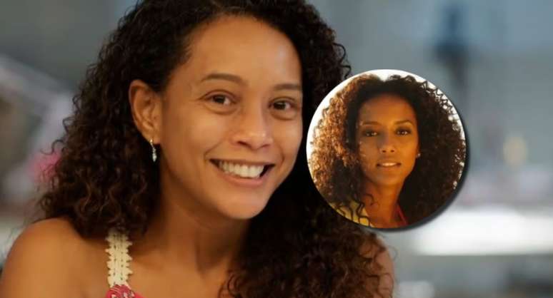 Taís Araújo como Raquel em 'Vale Tudo' e, no destaque, na pele da Helena de 'Viver a Vida'