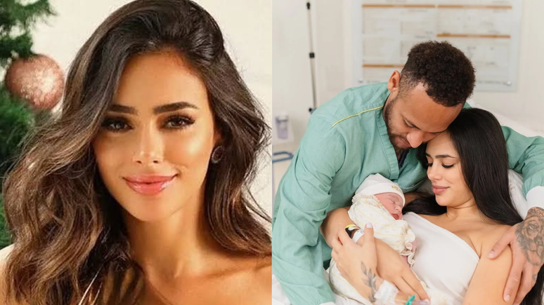 Brunette Bianincardi shares the first moments with Mel, his daughter with Neymar