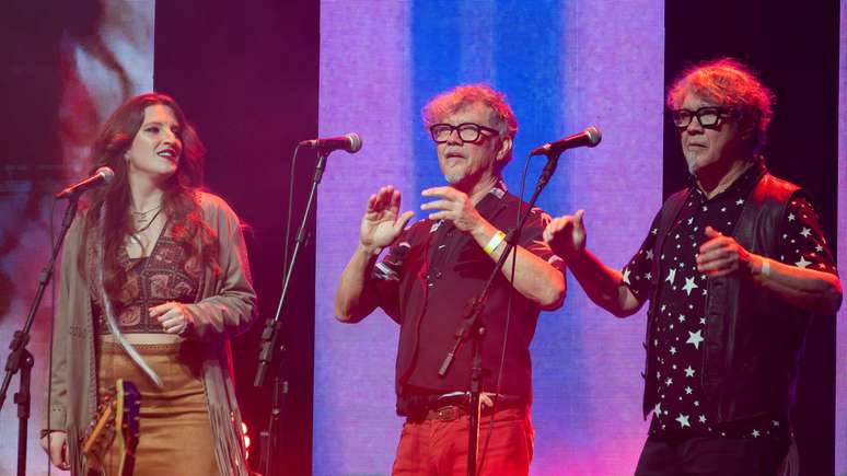 Paula Korte e irm&atilde;os Nardo, do Tutti Frutti -