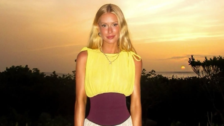 Marina Roy Barbosa uses a yellow bag of $ 7,700 in the Caribbean