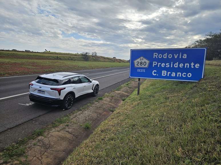 Chevrolet Blazer EV em viagem de 1.800 km