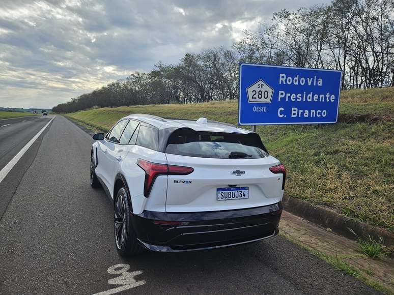 Chevrolet Blazer EV em viagem de 1.800 km