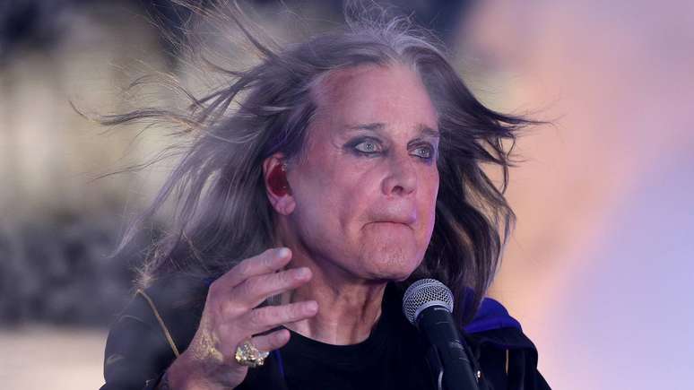 Ozzy Osbourne, vocalista do Black Sabbath e solo, em 2022 -