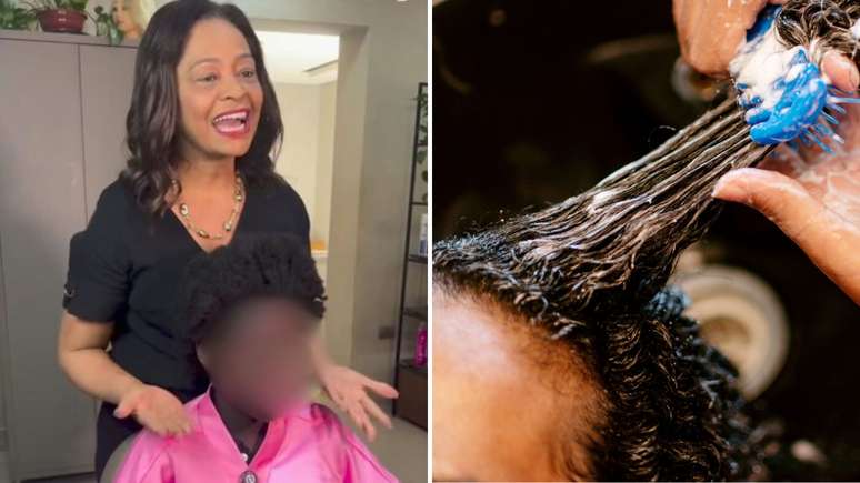 Profissional opina após professora pagar para transformar cabelo crespo em cacheado; veja o que aconteceu