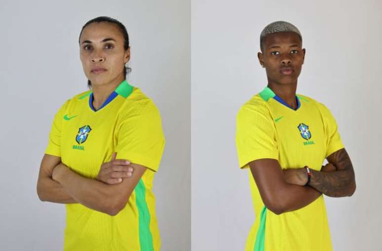 Fotos: Lívia Villas Boas / CBF - Legenda: Com Marta e Jhonson, Seleção Brasileira busca nono título da Copa América Feminina