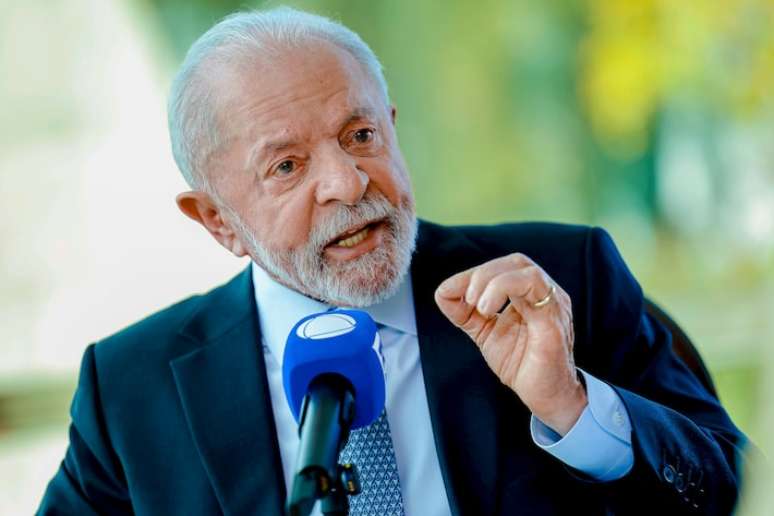 O presidente Luiz Inácio Lula da Silva