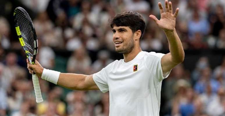 Alcaraz em Wimbledon 