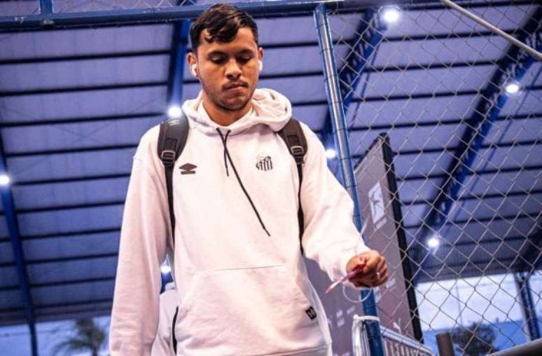 Hyan marcou um gol pelo Santos, no amistoso contra o RB Leipzig –