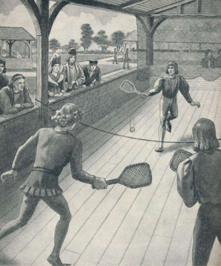 O jogo que se originou na França no século 12 se tornou popular na Inglaterra na era Tudor (1485-1603) — e era praticado por reis, como Henrique 8° (1491-1547)