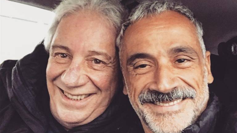 Marco Nanini and her husband Marco Nanini and her husband