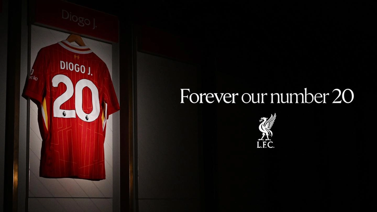 Liverpool retires 20 in honor of Diogo Jota