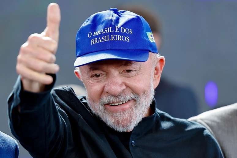 Lula publicou a foto em suas redes sociais, sem legenda Lula publicou a foto em suas redes sociais, sem legenda