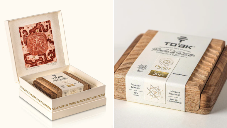 O chocolate é da marca de luxo “To'ak”, que diz ser dona do “Chocolate Amargo Mais Caro do Mundo”.