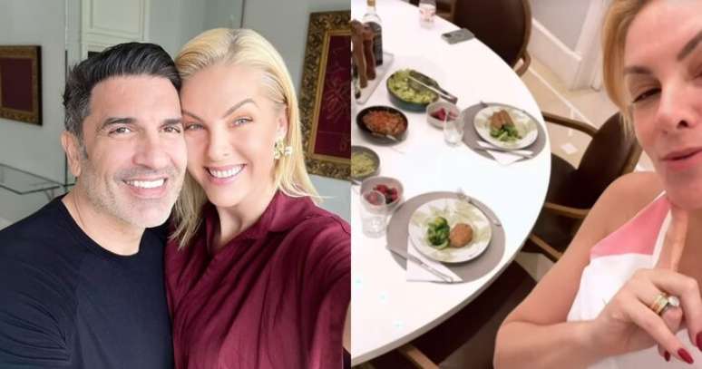 Ana Hickmann shows a special meal for Edu Guedes after discharge: “First dinner together”