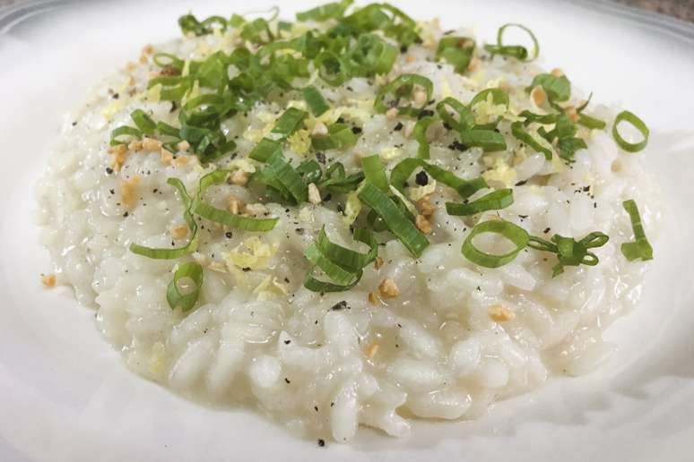 Risoto ao limão 