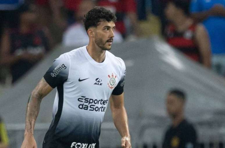 Gustavo Henrique em treino do Corinthians –