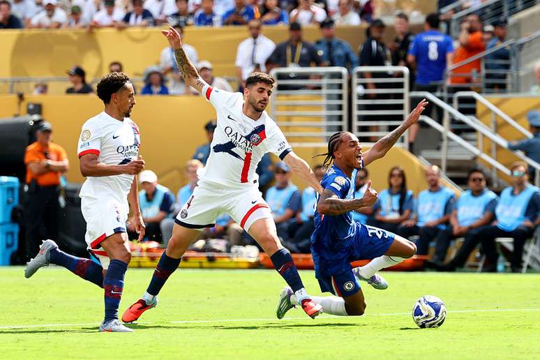 Lucas Beraldo na final do Mundial de Clubes