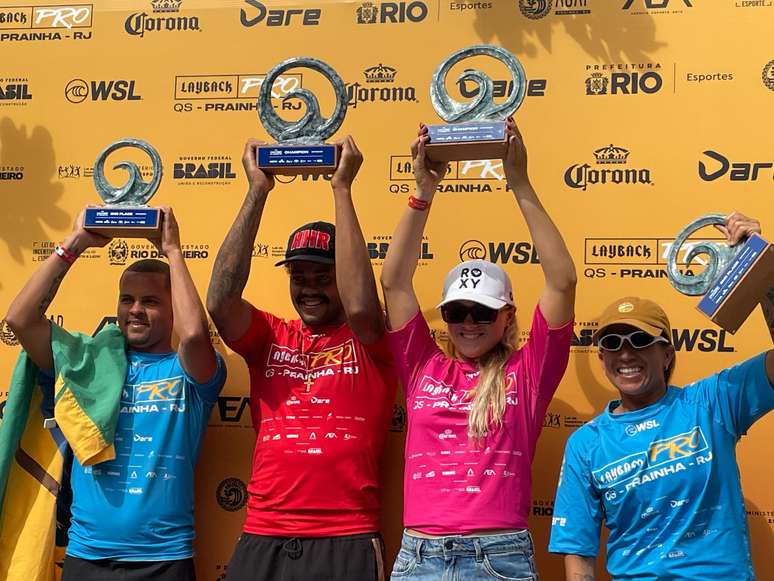 Champions and vices of WSL Layback Pro Prainha 2025 Champions and vices of WSL Layback Pro Prainha 2025