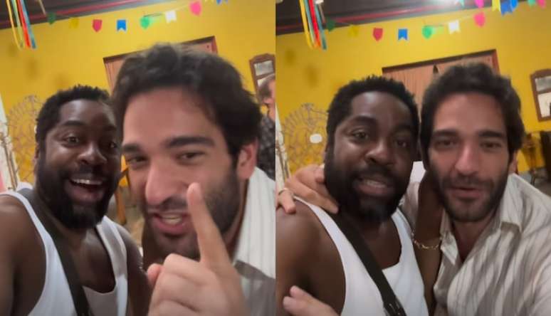 Com bom humor, Lázaro e Carrão encaram o apelido que virou meme nas redes sociais