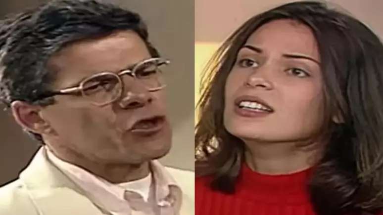 Carlos (José Mayer) e Paula (Carolina Ferraz) em 'História de Amor'