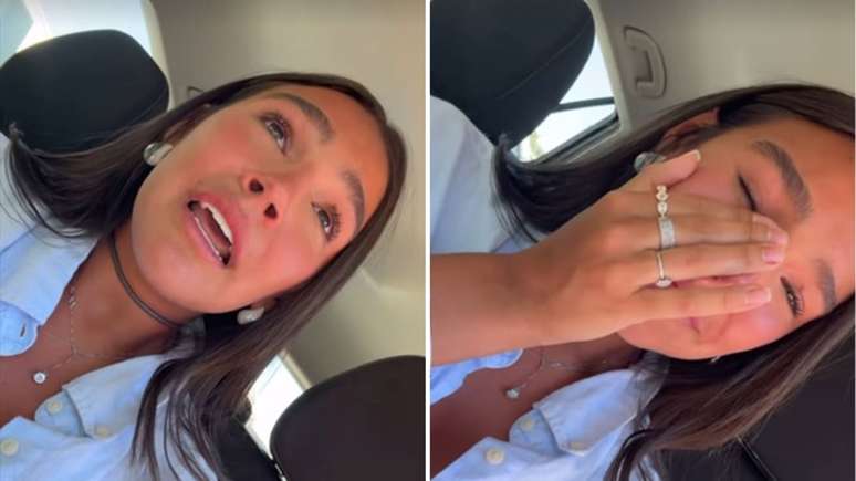 Duda Guerra se filma chorando nas redes sociais e explica o motivo; veja desabafo da ex