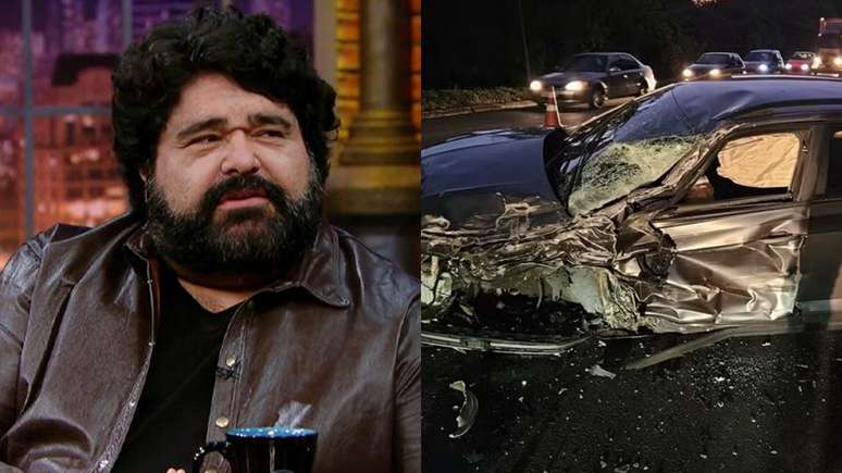 Fabiano Menotti sofreu acidente de carro