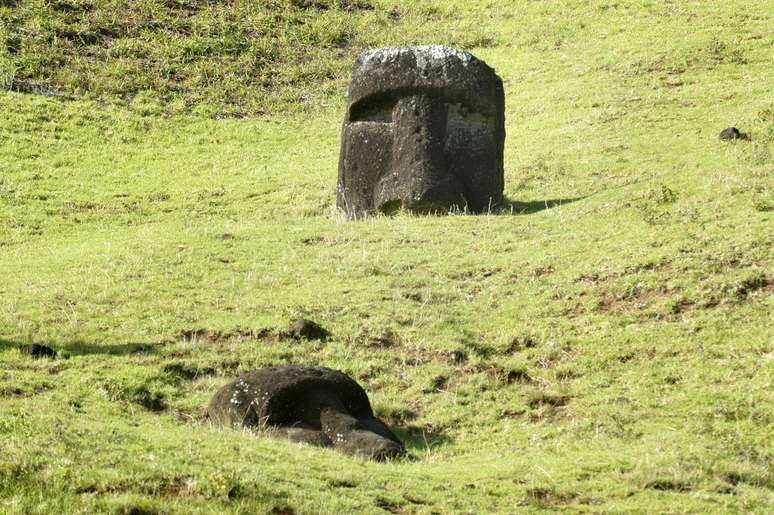 Os moais da Ilha de Páscoa estão entre os patrimônios mais afetados pelas mudanças climáticas no mundo