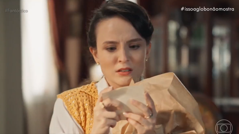 Cena do Fantástico com piada sobre Larissa Manoela