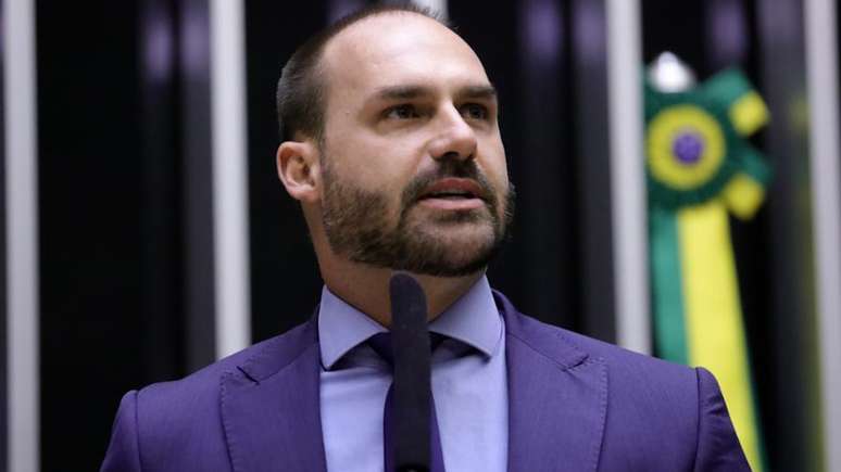 Eduardo Bolsonaro falou sofre a taxação