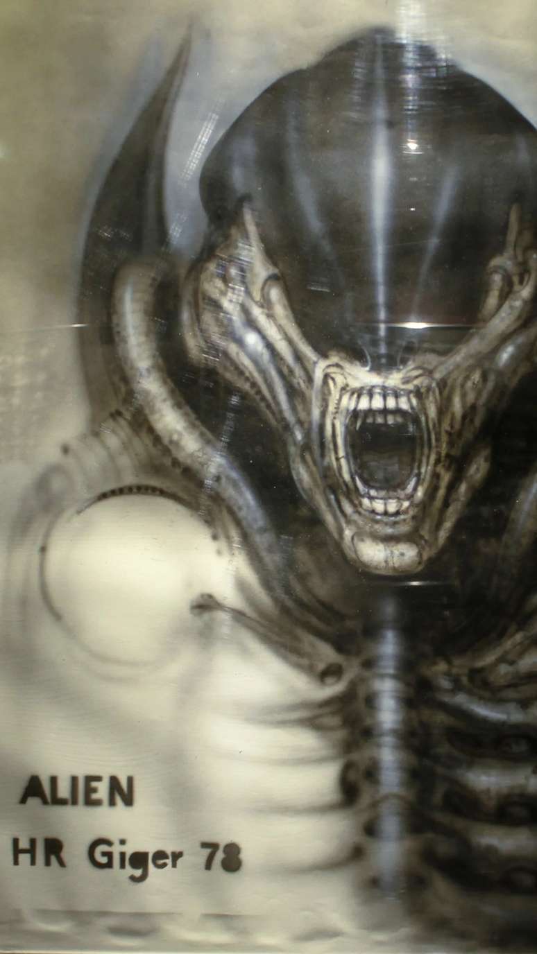 Obra de Giger de 1978 usada no filme “Alien III” 