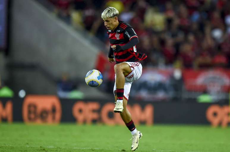 Werton em ação pelo Flamengo em 2024 –