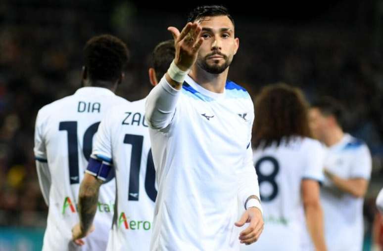 Castellanos durante treinamento da Lazio –