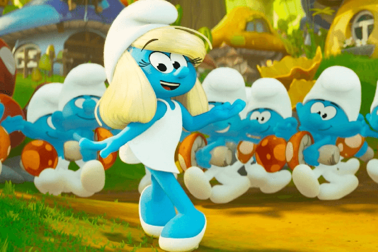 Em &ldquo;Smurfs&rdquo;, Smurfette e seus amigos correm contra o tempo para salvar o Papai Smurf 