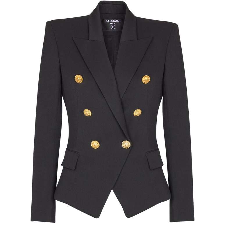Blazer Balmain usado por Maria de Fátima 