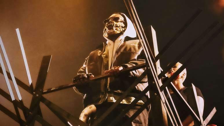 Abebe Bikila durante o segundo show da turnê -
